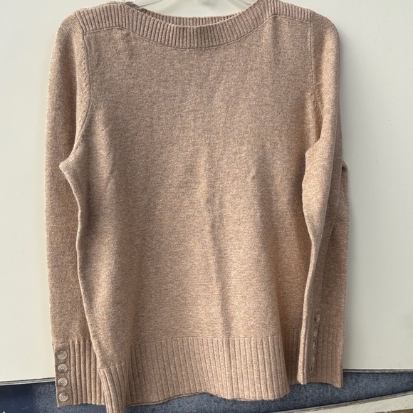 LOFT Sweaters - LOFT Women's Camel Crew Neck Sweater